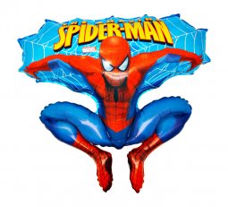 Folienballon Spiderman blau