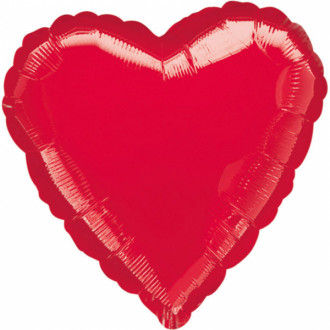 Folienballon Großes Herz rot