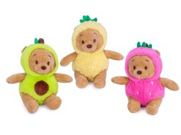Bär Obst-Kostüm sitzend 3-fach 20cm