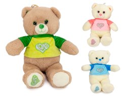 Bär mit Shirt Love 3-fach 25/36cm