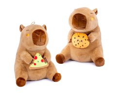 Capybara mit Snack 2-fach 55cm