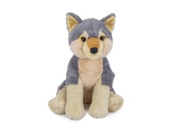 Wolf grau/braun Natur 35cm