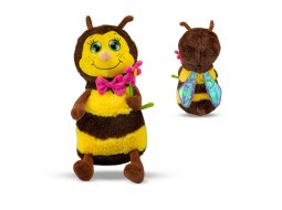 Biene mit Fliege + Blume 25cm