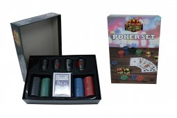 Pokerset in Box 27x19x6,5cm