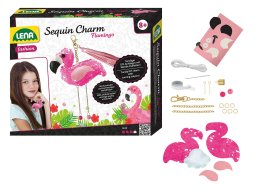 Lena Bastelset Sequin Flamingo