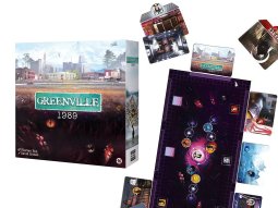 Kosmos Spiel Greenville 1989 25x6cm