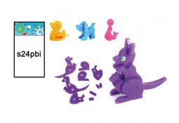 3D Tierpuzzle 4-fach 8-10cm