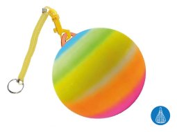 Beachball bunt im Netz 23cm