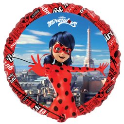 Folienballon Miraculous rund