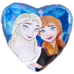Folienballon Anna & Elsa Herz