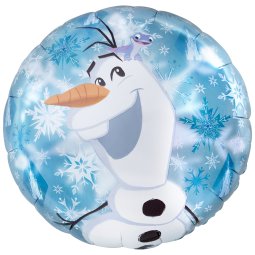 Folienballon Frozen Olaf rund