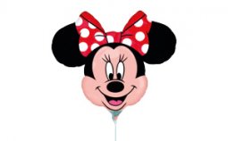 Folienballon Minnie Mouse Kopf Mini
