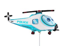Folienballon Hubschrauber Police MS