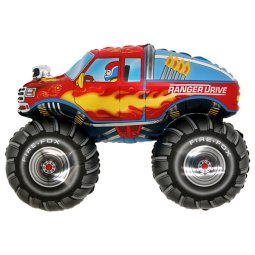 Folienballon Monster Truck rot