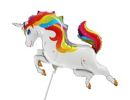Folienballon Spring. Einhorn Mini