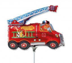 Folienballon Feuerwehr Mini Shape