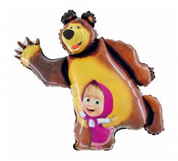 Folienballon Masha and the Bear