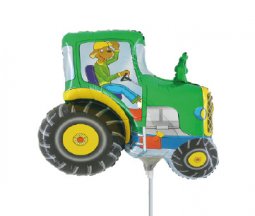 Folienballon Traktor grün MiniShape