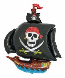 Folienballon Piratenschiff Shape