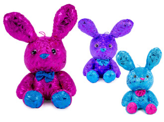 Hase glänzend sitz. 3-fach 30/45cm