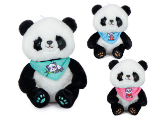 Panda mit Halstuch 3-fach 25cm
