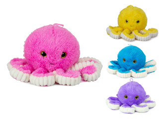 Oktopus glitzernd 4-fach 11/18cm