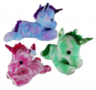 lieg. buntes Einhorn 3-fach 60cm