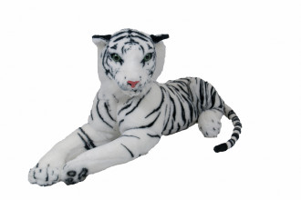 liegender weißer Tiger 85cm