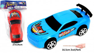 Auto rot + blau, 2-fach, 16,5cm