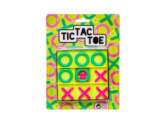 Tic Tac Toe Spiel auf Karte 15x19cm