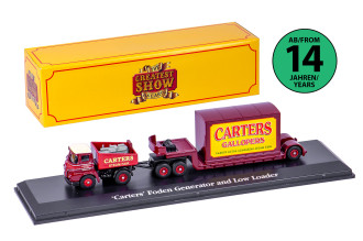 LKW mit Hänger, Metall, 20cm in Box