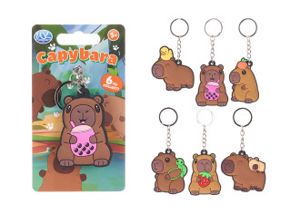 Capybara 2D Schlüsselkette 6fach