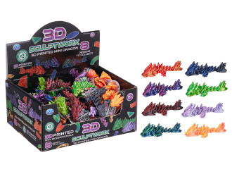 3D Druck Drache 8-fach 8cm