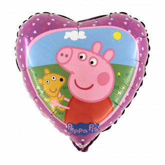 Folienballon Peppa Pig Herz