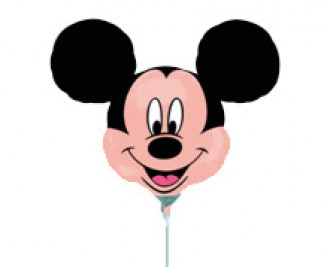 Folienballon Mickey Mouse Kopf Mini - L&B Spielwaren Großhandel, image size:330x267